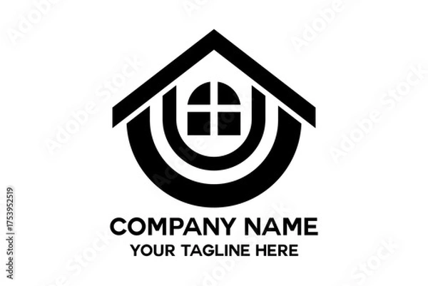 Obraz unique house logo