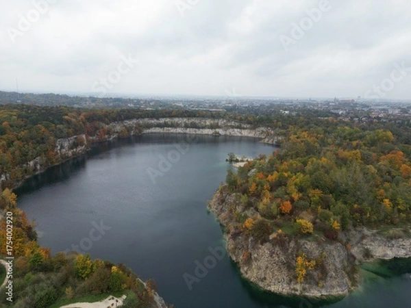Obraz Zakrzówek - Kraków - Polska - widok z drona