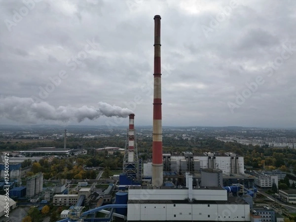 Obraz Kraków - Nowa Huta - Polska - widok z drona