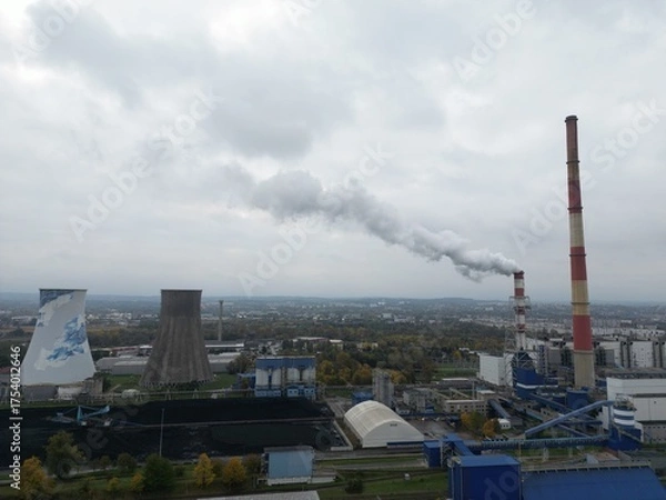 Obraz Kraków - Nowa Huta - Polska - widok z drona