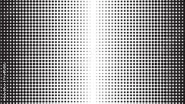 Obraz Halftone Pattern Fading From Black To White