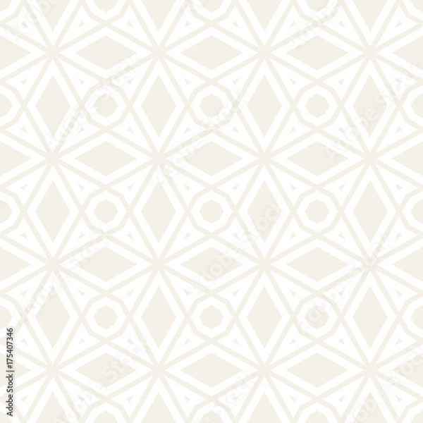 Fototapeta Vector Seamless Geometric Pattern. Abstract Geometric Background Design.