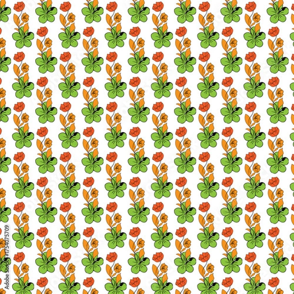 Fototapeta Simple Minimalistic Creative Pattern Template Design