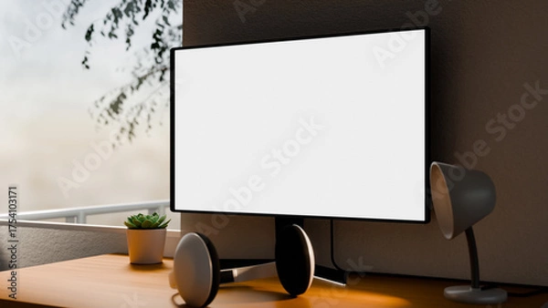 Fototapeta Mockup Setup Minimalista