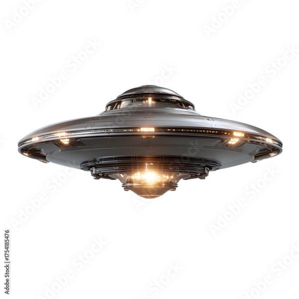 Fototapeta UFO isolated on transparent background