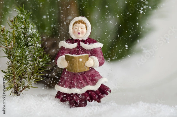 Obraz Snowing and singing