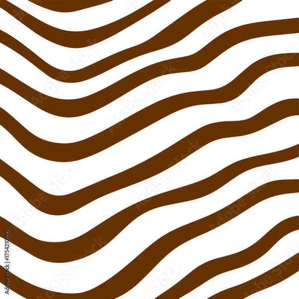 Fototapeta Seamless zebra wave pattern