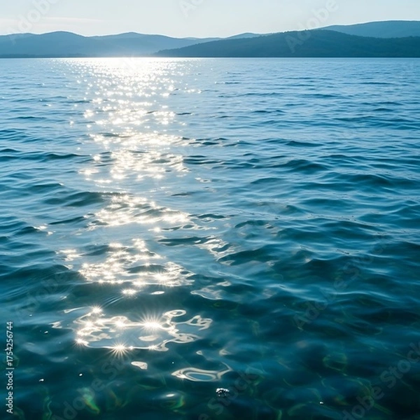 Obraz Serene Lakeside Sunlight.