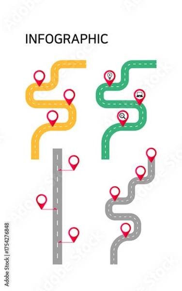 Fototapeta 단계별 비즈니스 로드맵