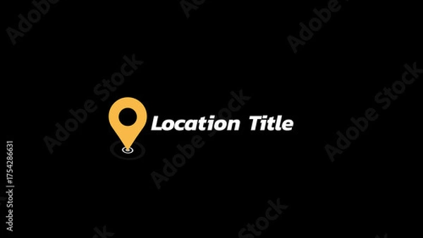 Fototapeta Location Title 6