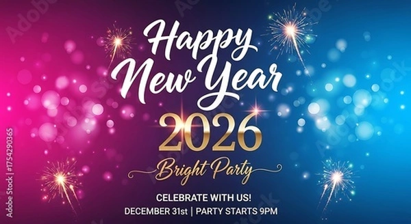 Obraz happy new year 2026