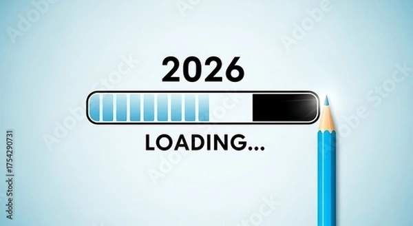 Fototapeta internet browser bar code happy new year 2026