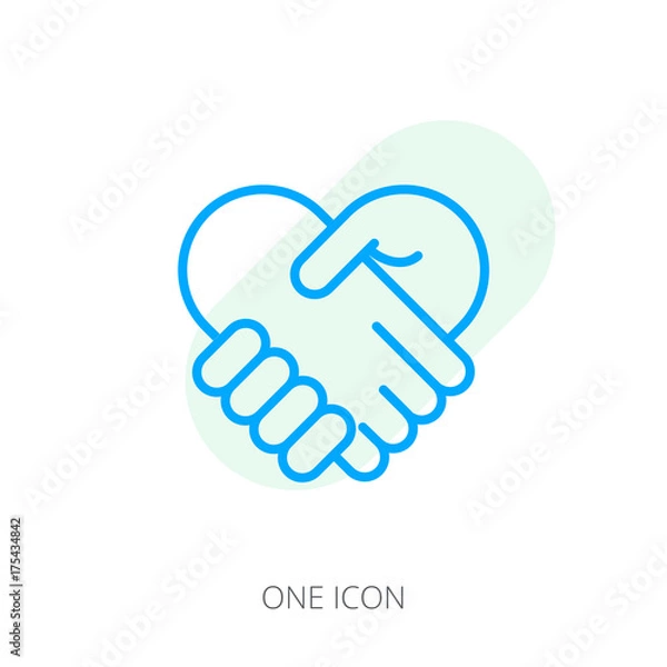 Obraz Mutual Business icon