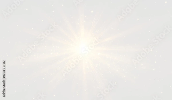 Obraz Light shiny shine effect beam star ray sun sunlight png sparkle spotlight abstract background glare glitter bokeh bright burst design disco stage projection transparent flare	