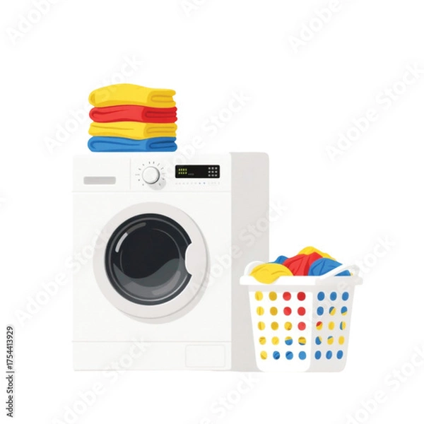 Obraz washing machine icons