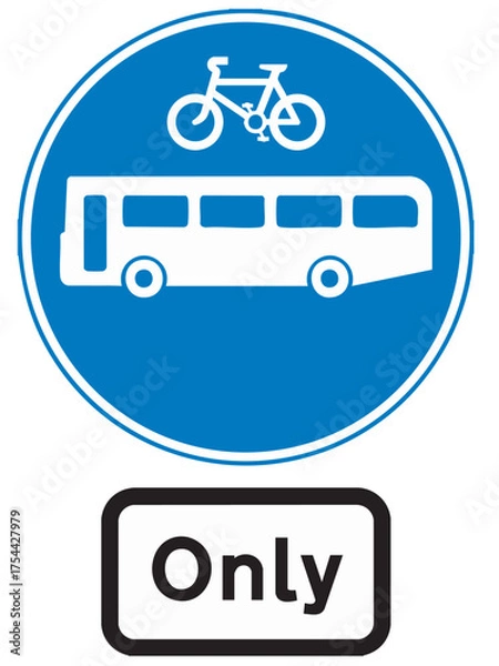 Obraz bus only cycle only