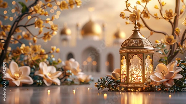 Obraz eid ramadan mubarak greeting