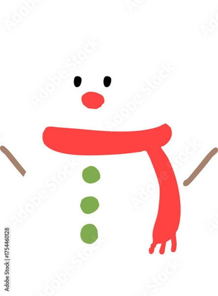 Fototapeta 크리스마스 드로잉