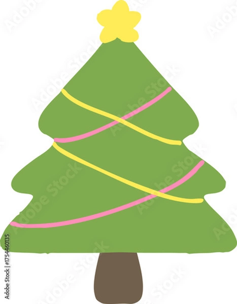 Fototapeta 크리스마스 드로잉