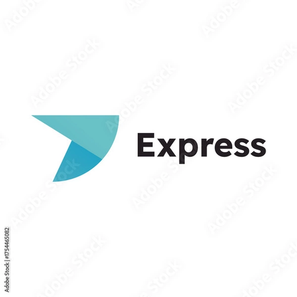 Obraz Express logo Vector icon design illustration Template