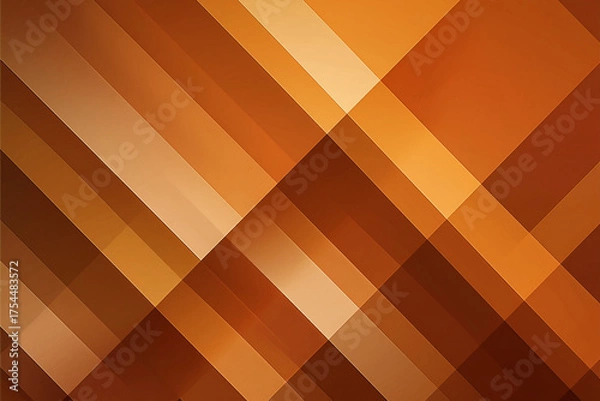 Obraz 茶系の抽象的な模様　パターンや幾何学模様の背景素材
