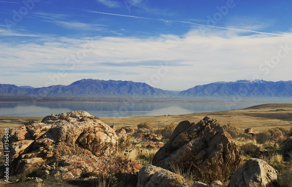 Obraz salt lake contrast