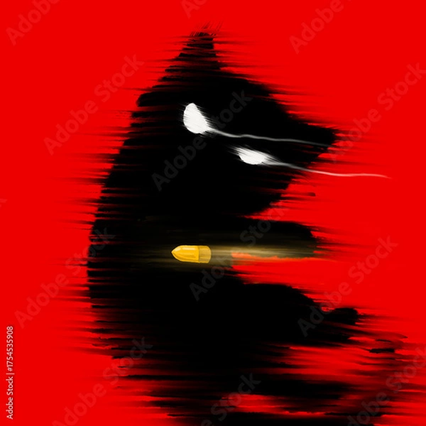 Obraz abstract red background