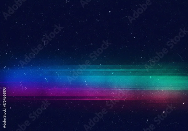 Fototapeta Colorful gradient background with dust scratches