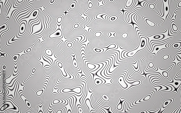Fototapeta Abstract Contour Lines Topographic Map Pattern