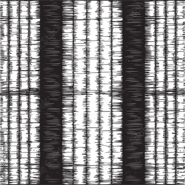 Fototapeta Vector art of abstract vertical striped pattern with textured effect