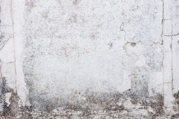 Fototapeta abstract grunge yellow painted wall background