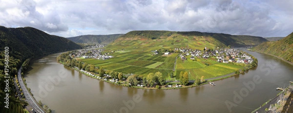 Obraz Moselschleife in Beilstein
