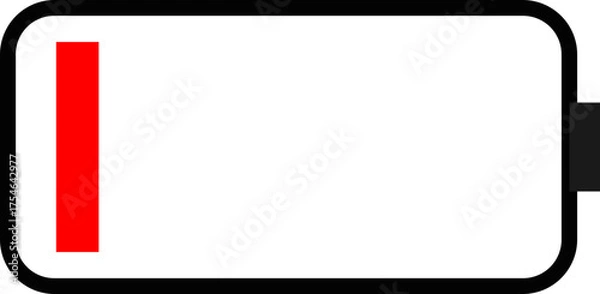 Fototapeta battery icon