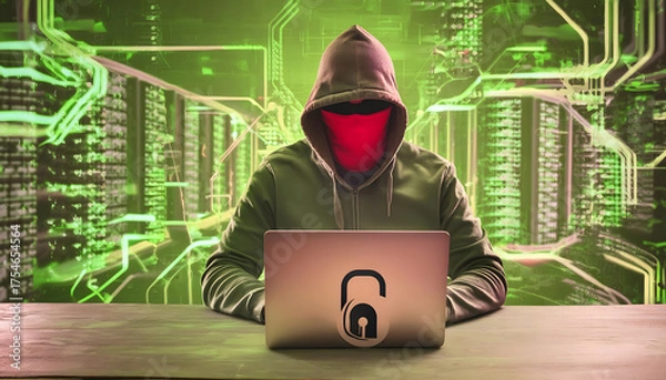 Fototapeta Our Hacker Background Image isn't just a decoration; it's a bold statement. it's perfect for cybersecurity professionals and enthusiasts alike. Unlock the potential of your digital space.