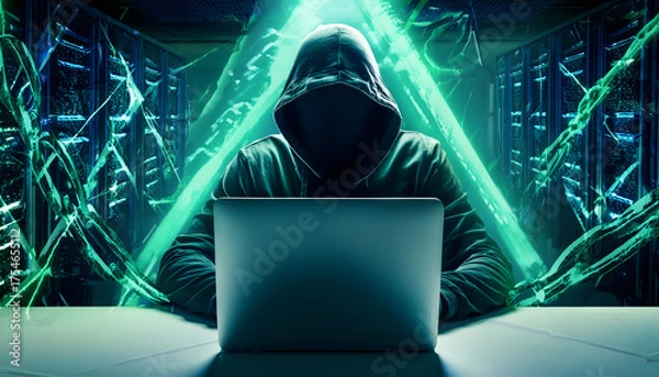 Fototapeta Our Hacker Background Image isn't just a decoration; it's a bold statement. it's perfect for cybersecurity professionals and enthusiasts alike. Unlock the potential of your digital space.