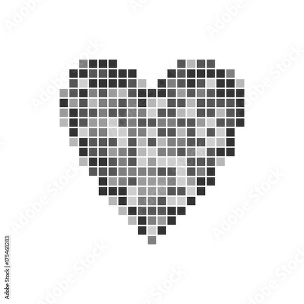 Fototapeta Abstract heart pattern.