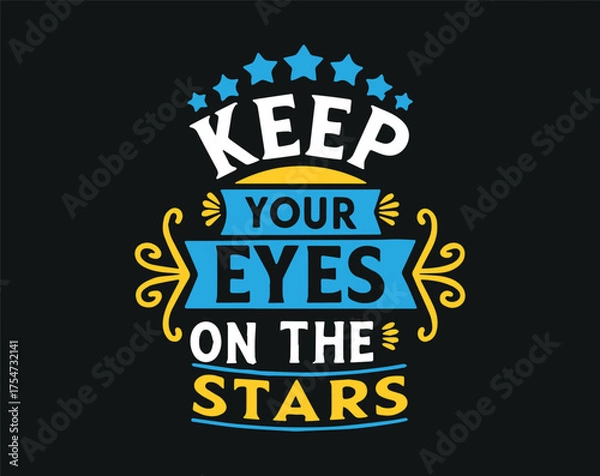 Obraz Typographic t-shirt design with some variants of motivational quotes