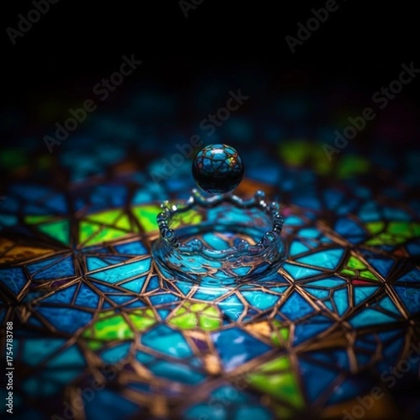 Obraz dna molecule model