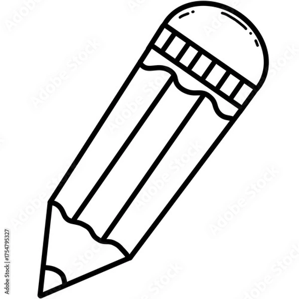 Obraz pencil with eraser