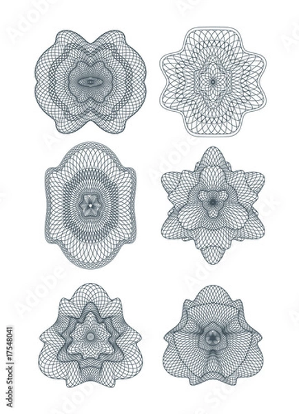 Obraz Rosettes vector