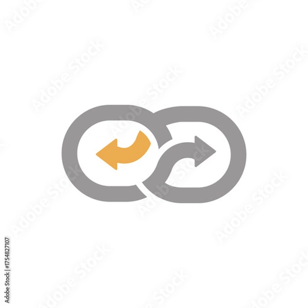 Fototapeta Connection Logo