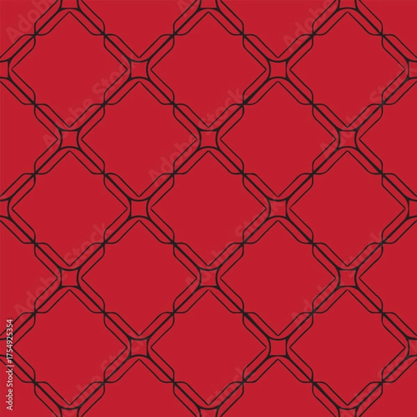 Fototapeta red seamless pattern