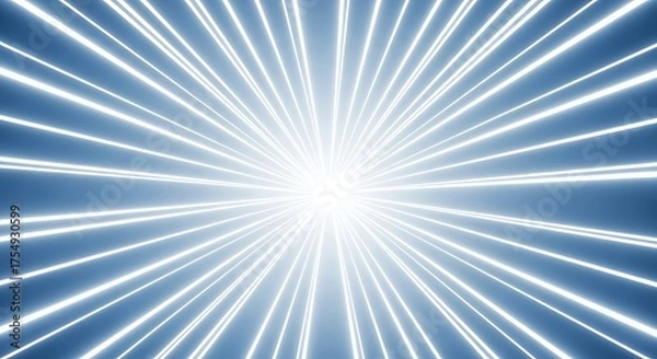 Obraz Futuristic glowing neon light tunnel abstract background dynamic movement endless space