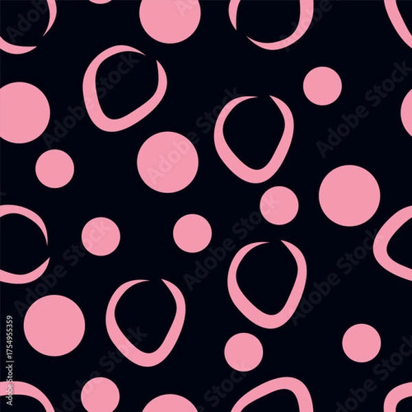 Fototapeta seamless background with circles