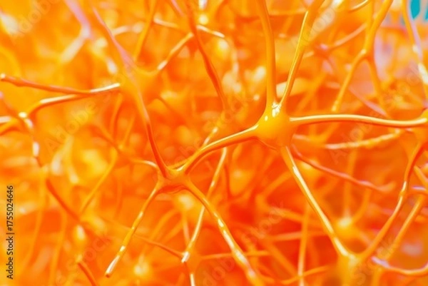 Fototapeta abstract background with orange