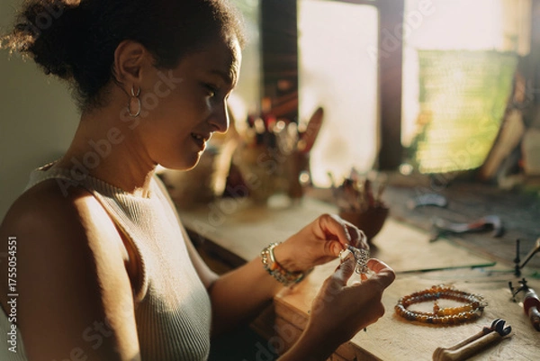 Obraz Home-based small business owner 