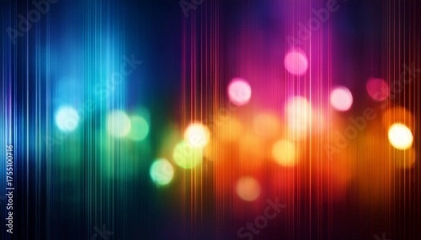 Fototapeta Blurred Light Colorful Gradient And Vertical Picture