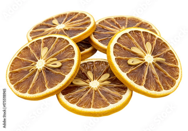 Obraz Dried Orange Slices Close-Up Food Photography