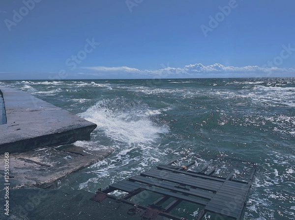 Obraz aerial view of miami beach