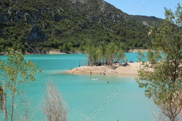 Obraz Lago azul cielo